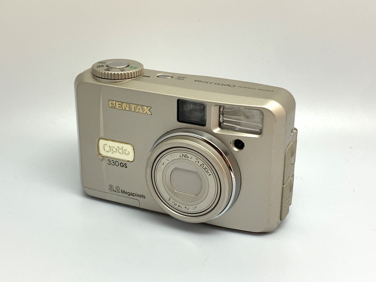 【中古】ペンタックス(PENTAX)Optio 330GS ゴールド【320万画素】