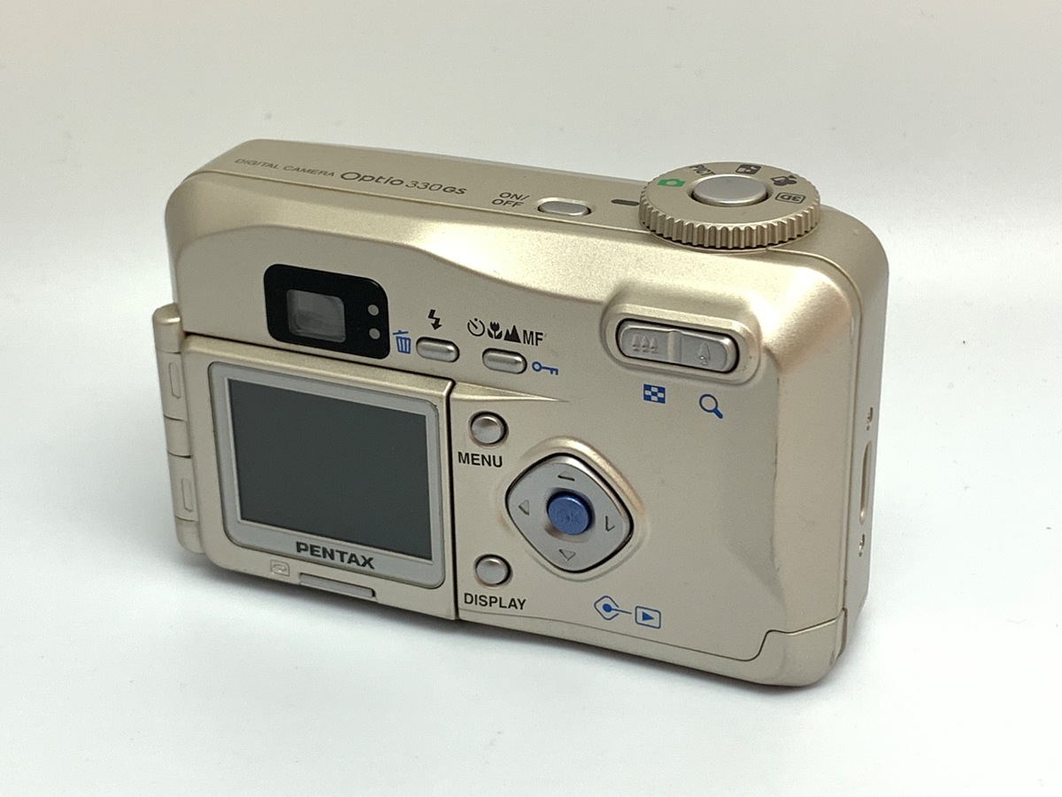 【中古】ペンタックス(PENTAX)Optio 330GS ゴールド【320万画素】