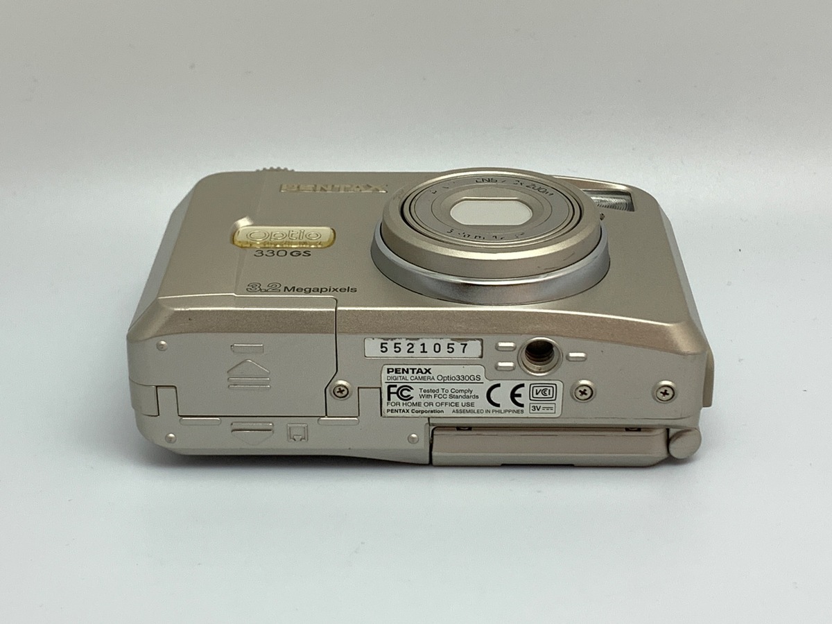 【中古】ペンタックス(PENTAX)Optio 330GS ゴールド【320万画素】