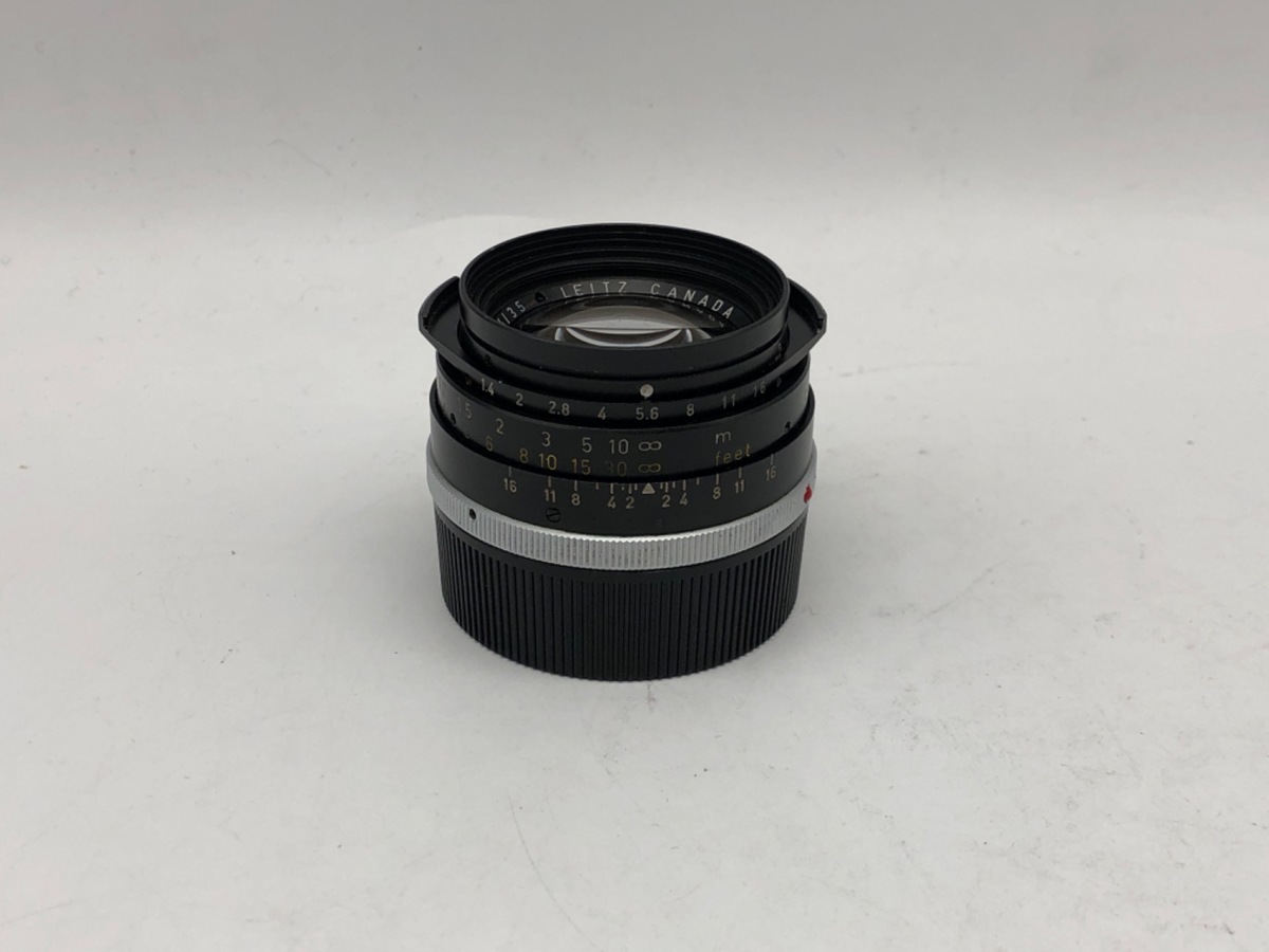 【中古】ライカ ズミルックスM 35/1.4 クロームストッパー付 ブラック