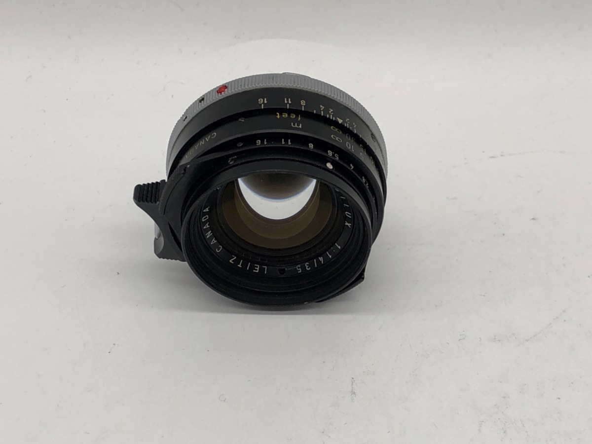 【中古】ライカ ズミルックスM 35/1.4 クロームストッパー付 ブラック