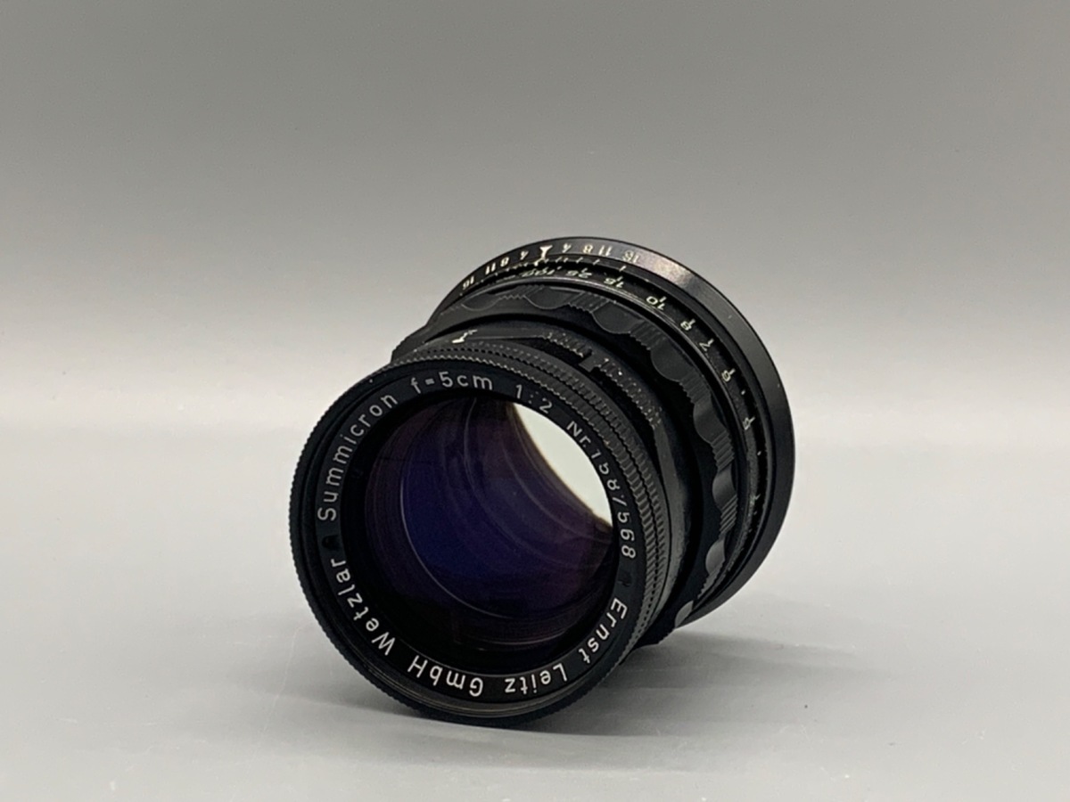 【中古】ライカ ズミクロンM 50mm F2 固定 前期 ブラックペイント