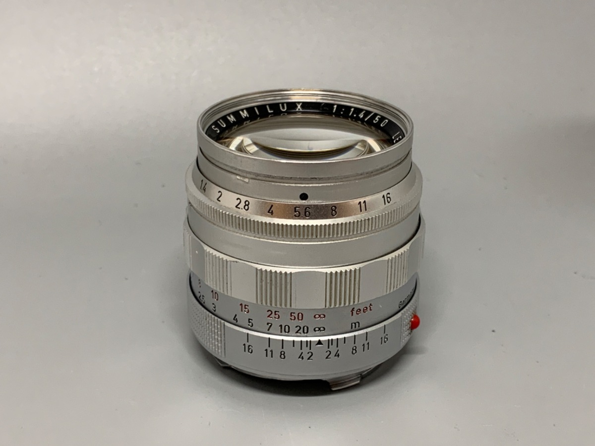 【中古】ライカ ズミルックスM 50mm F1.4 初期 クローム 逆ローレット