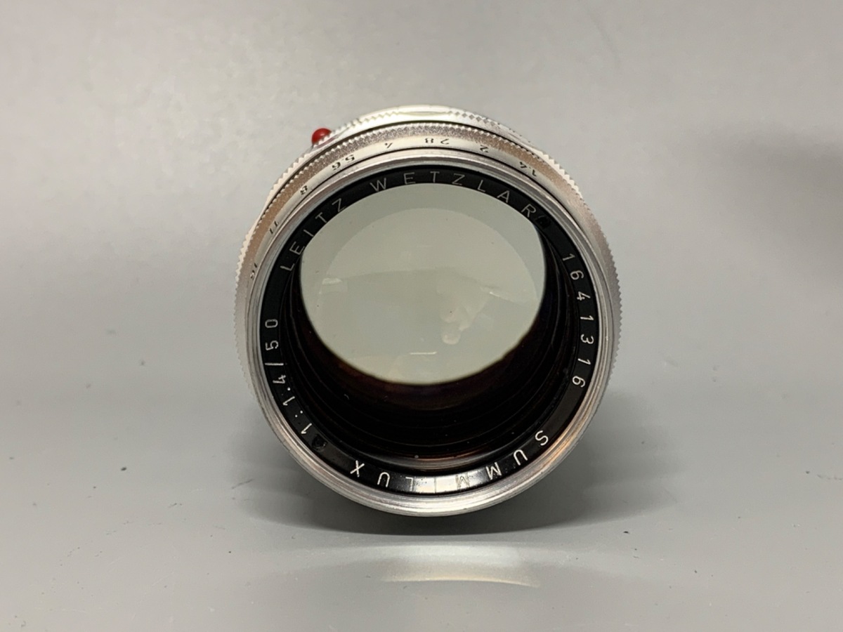 【中古】ライカ ズミルックスM 50mm F1.4 初期 クローム 逆ローレット