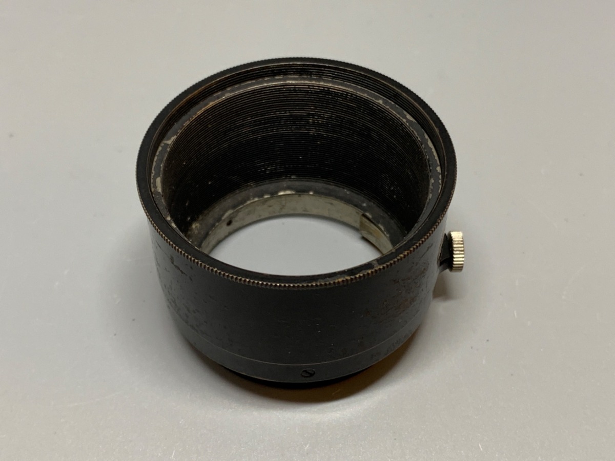 【中古】ライカ FIKUS 伸縮式レンズフード ブラックXニッケル (エルマー)