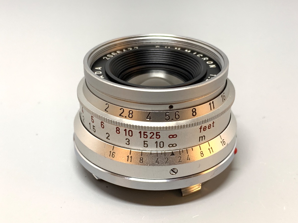 【中古】ライカ ズミクロンM 35mm F2 クローム 8枚玉