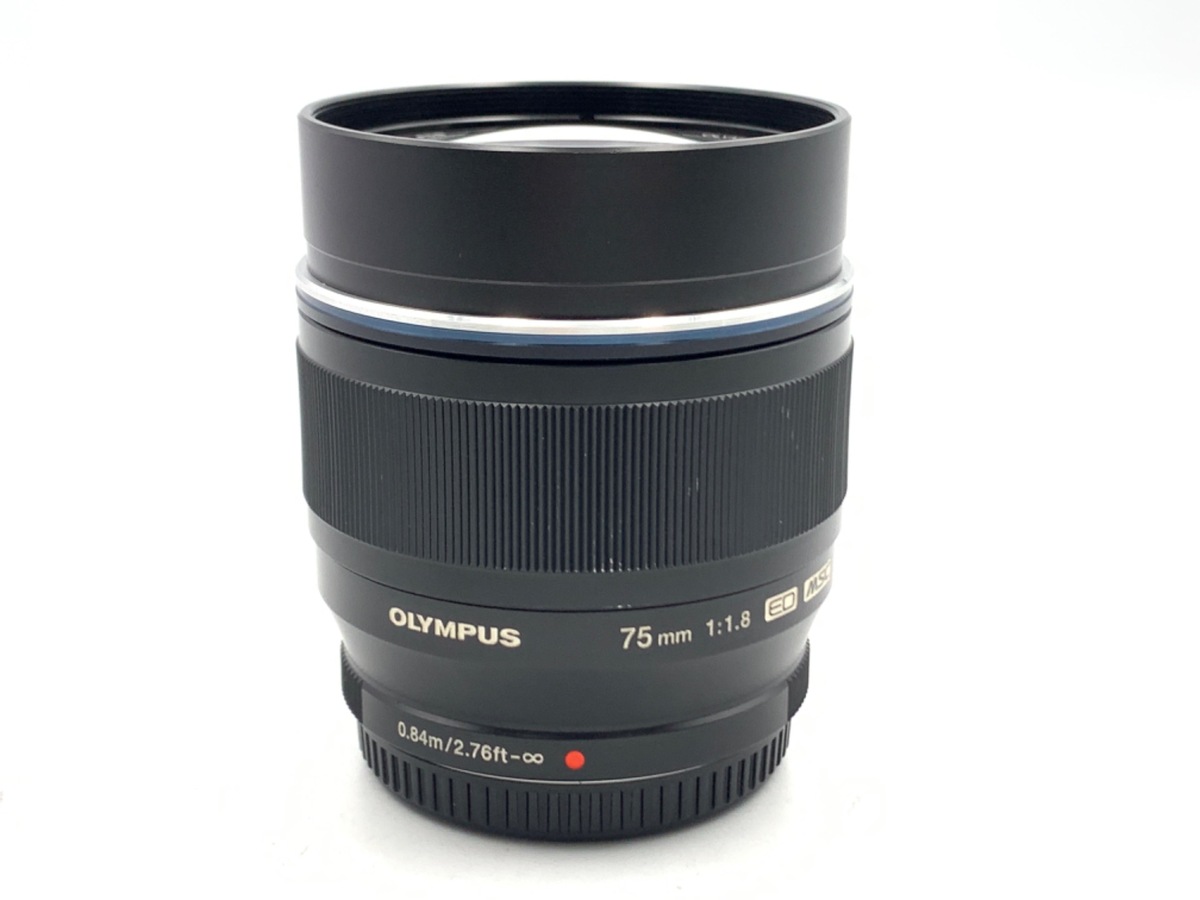 【中古】オリンパス M.ZUIKO DIGITAL ED 75mm F1.8 ブラック