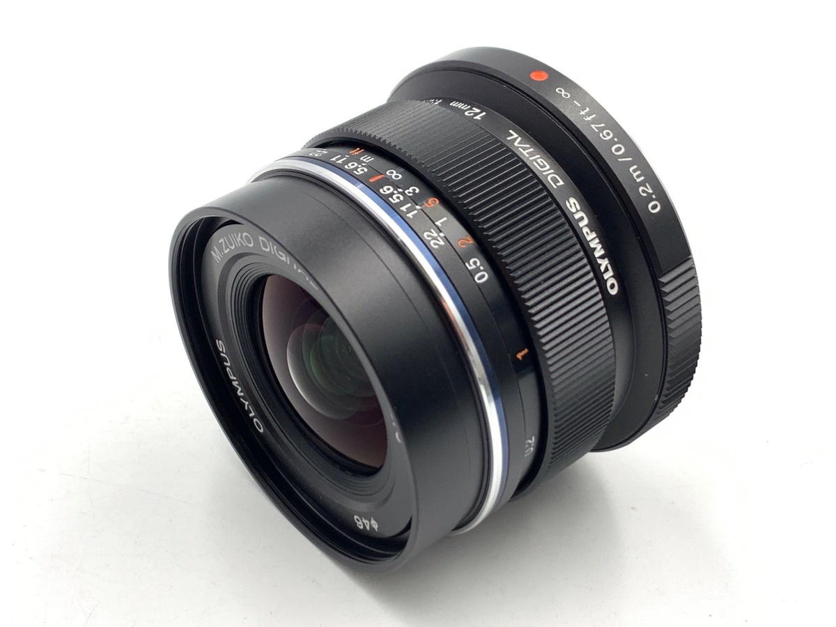 【中古】オリンパス M.ZUIKO DIGITAL ED 12mm F2.0 ブラック