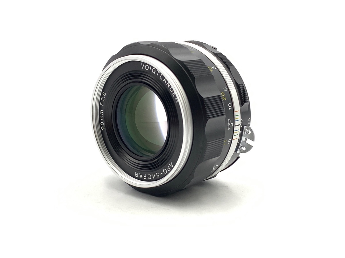 【中古】コシナ フォクトレンダー APO-SKOPAR 90mm F2.8 SL II S Ai-Sマウント用 シルバーリム