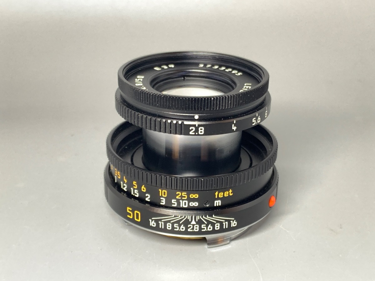 【中古】ライカ(LEICA)エルマーM 50/2.8 NEWブラック