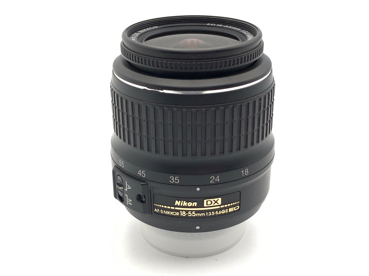 【中古】ニコン AF-S DX Zoom Nikkor ED18-55mm F3.5-5.6G II BK