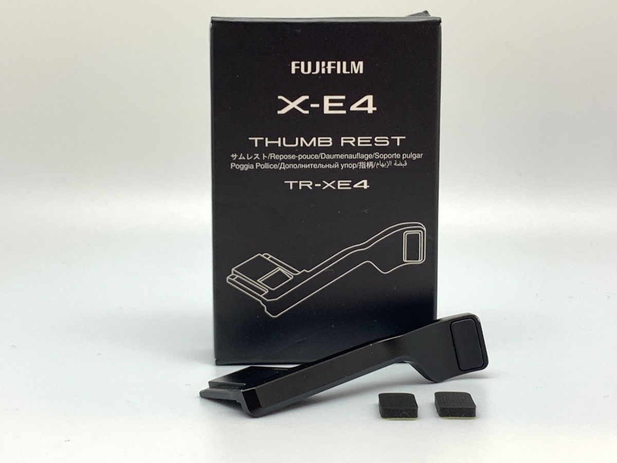 【中古】フジフイルム X-E4用サムレスト TR-XE4-B ブラック