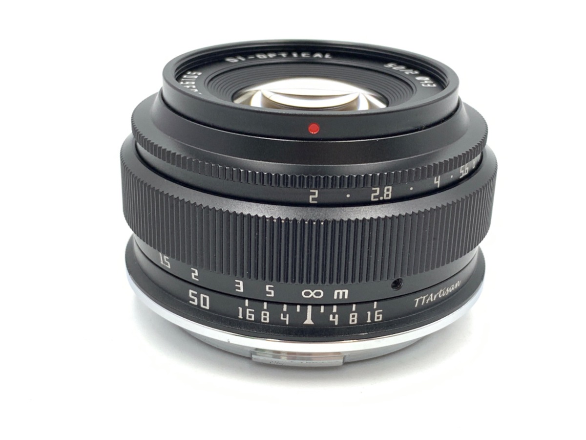 【中古】銘匠光学 TTArtisan 50mm f/2 Lマウント用 ブラック