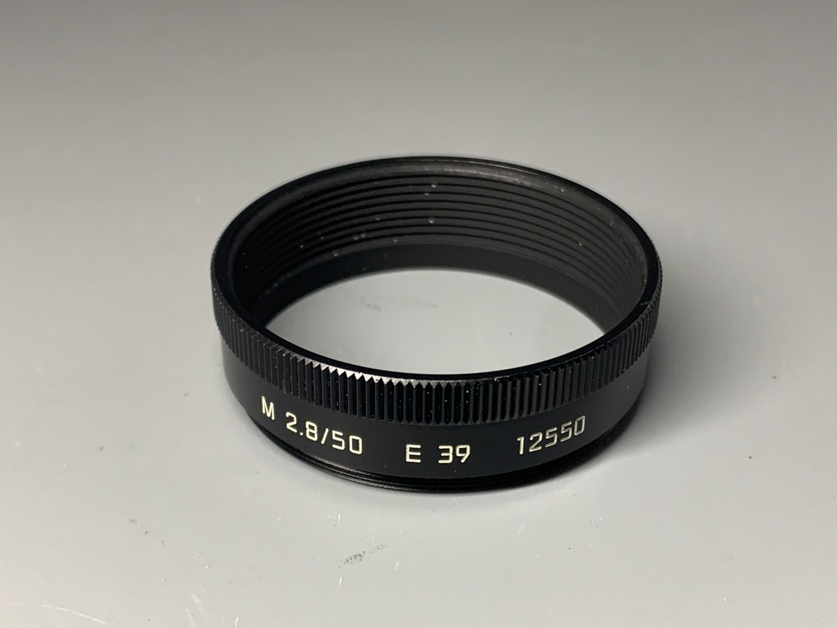 【中古】ライカ 12550 レンズフード ブラック (エルマー)
