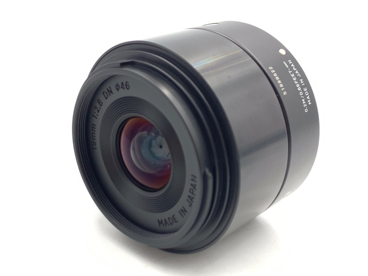 【中古】シグマ 19mm F2.8 DN ソニーEマウント用 ブラック