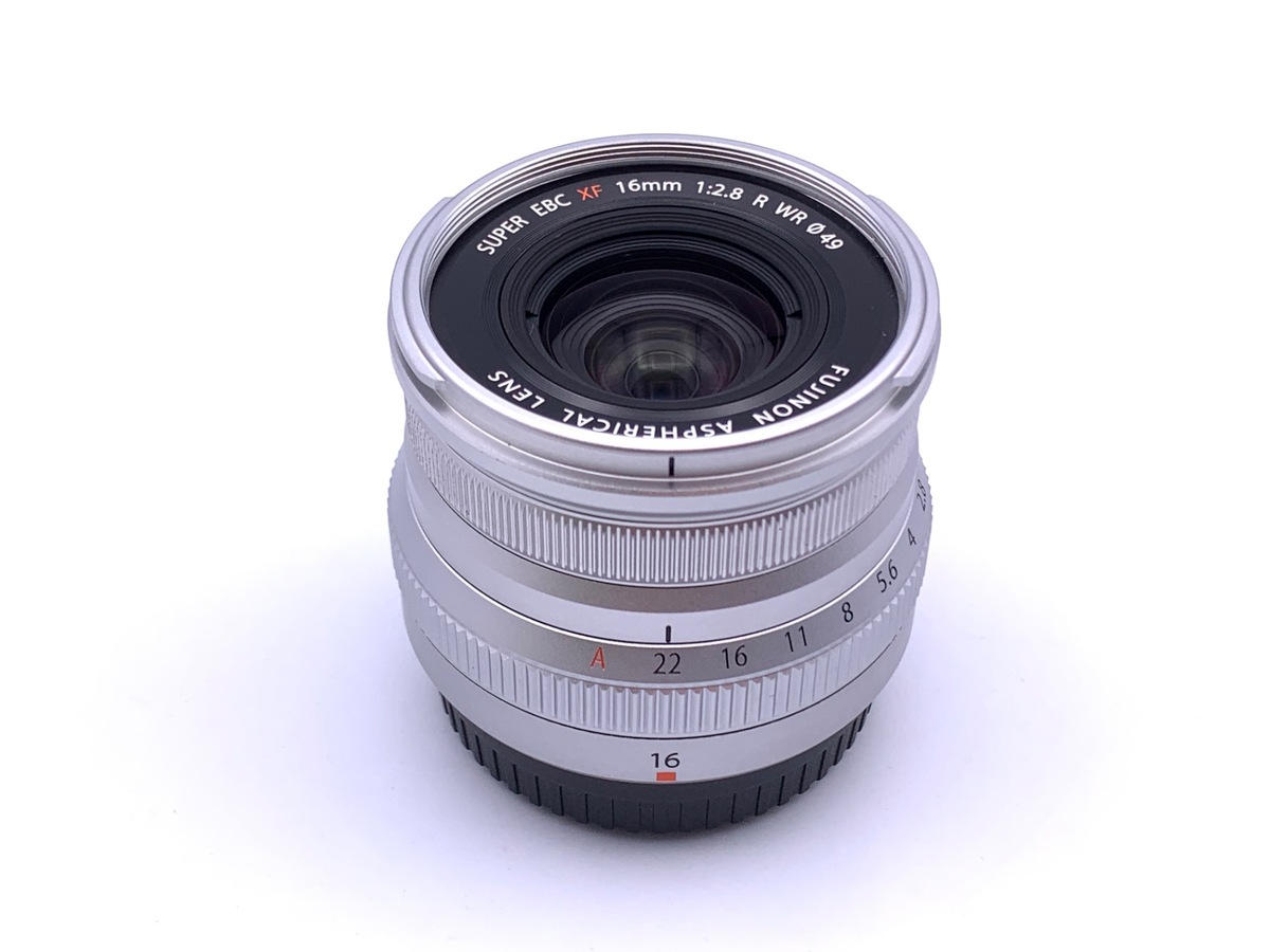 【中古】フジフイルム XF16mm F2.8 R WR シルバー