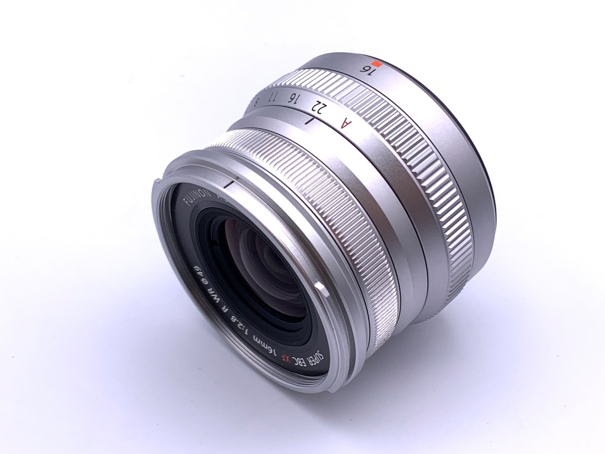 【中古】フジフイルム XF16mm F2.8 R WR シルバー