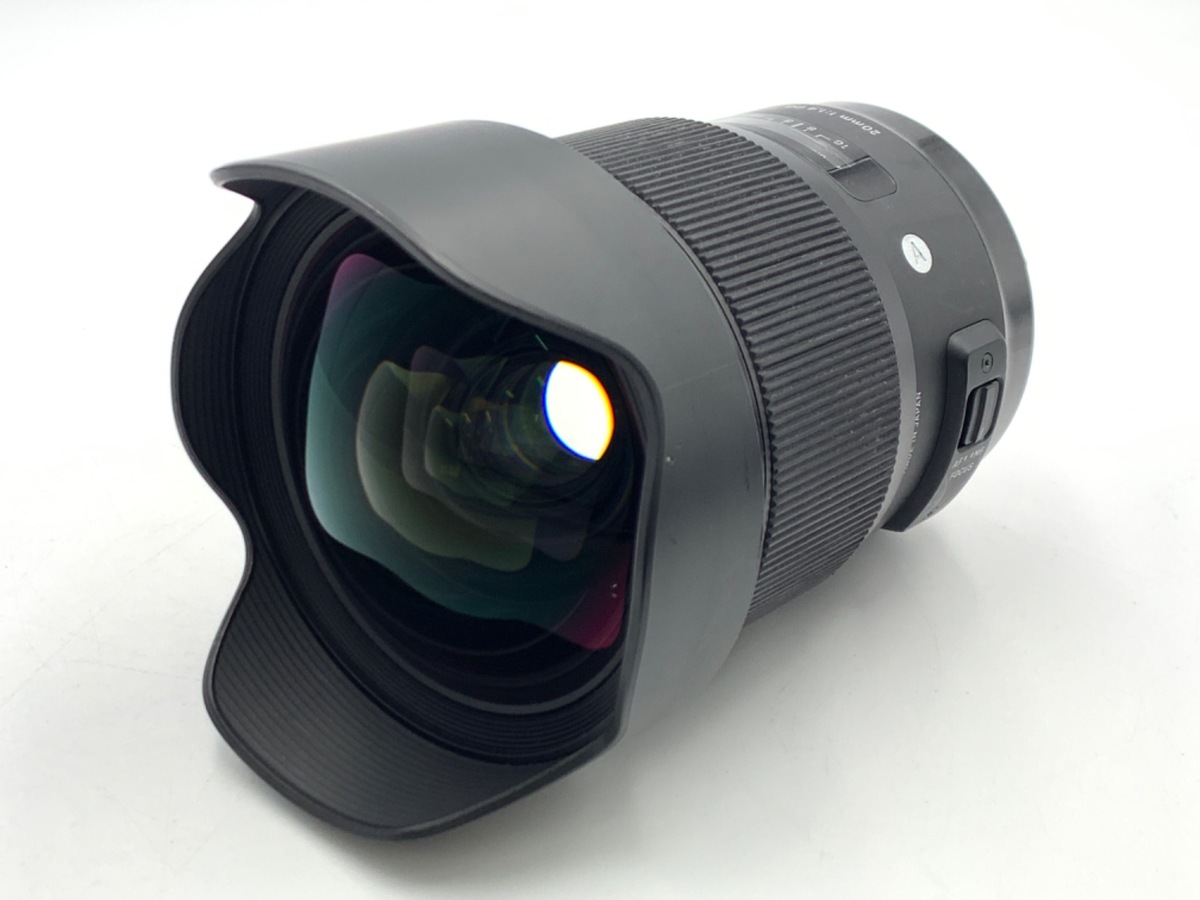 【中古】シグマ 20mm F1.4 DG HSM Art キヤノンEF用