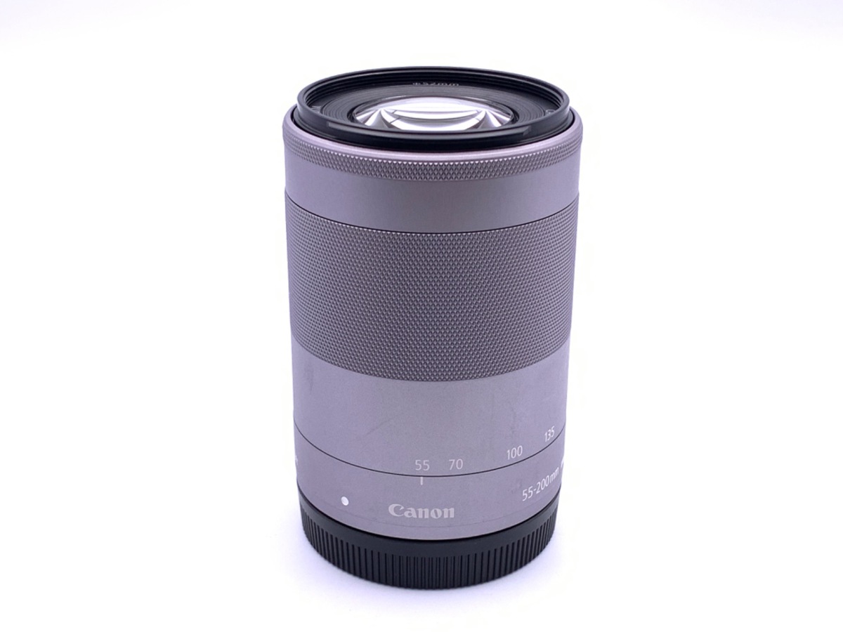 【中古】キヤノン EF-M55-200mm F4.5-6.3 IS STM シルバー