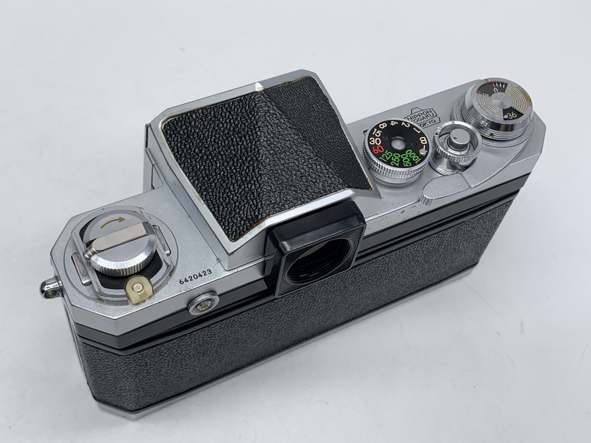 【中古】ニコン F 前期 アイレベル ボディ シルバー
