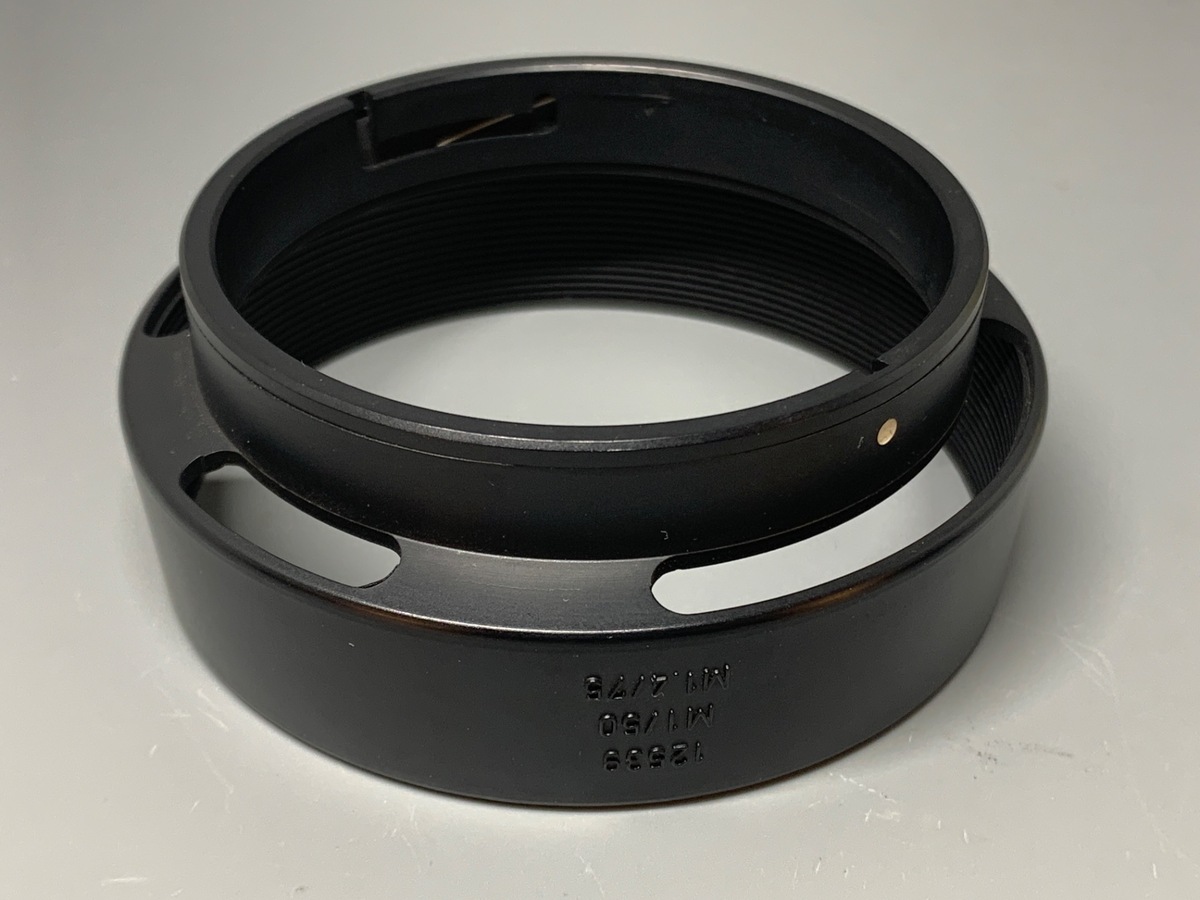 【中古】ライカ ライカフード 12539 プラ (ノクチ1.0&75mm F1.4)