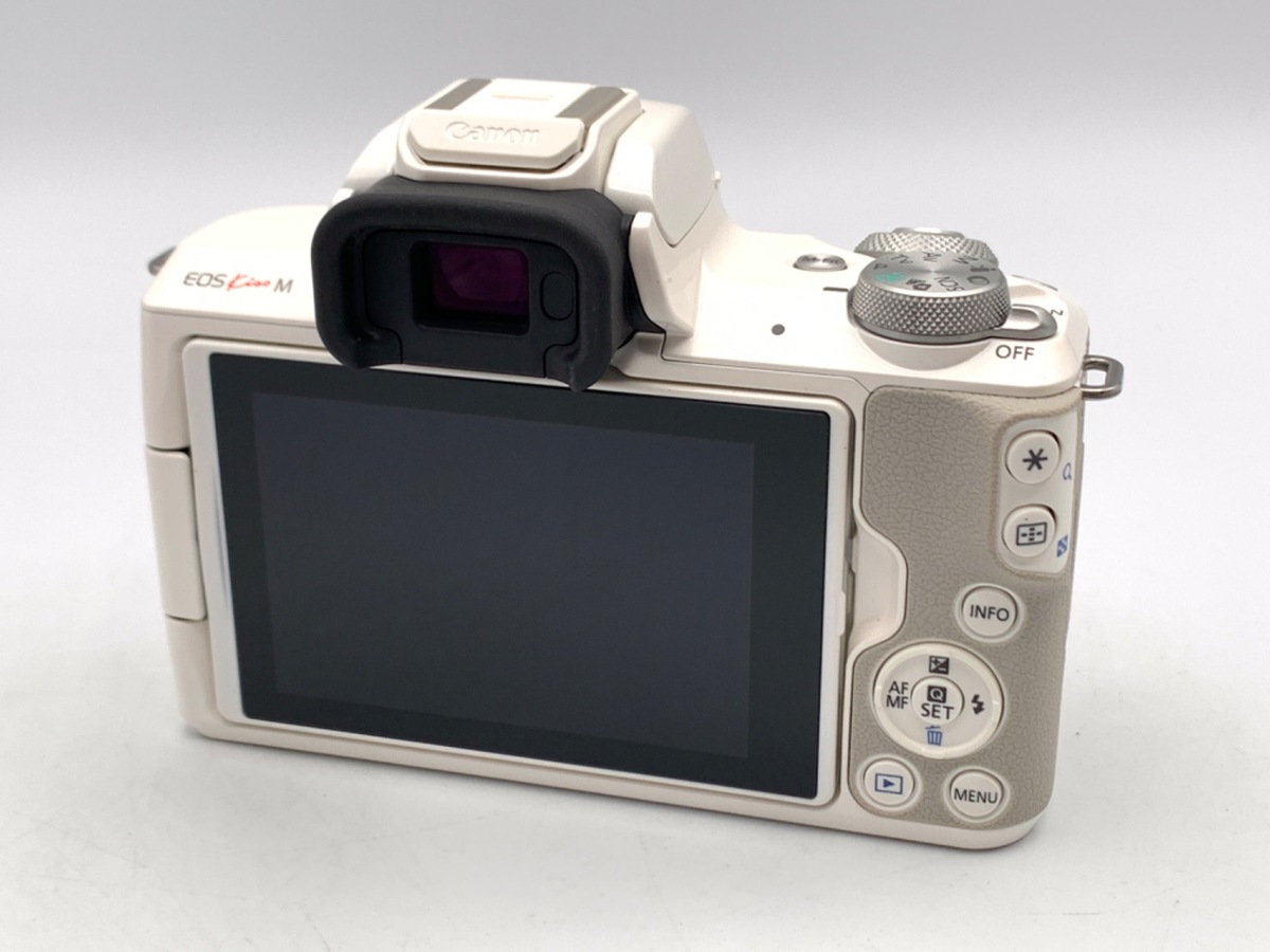 【中古】キヤノン EOS Kiss M ボディ ホワイト