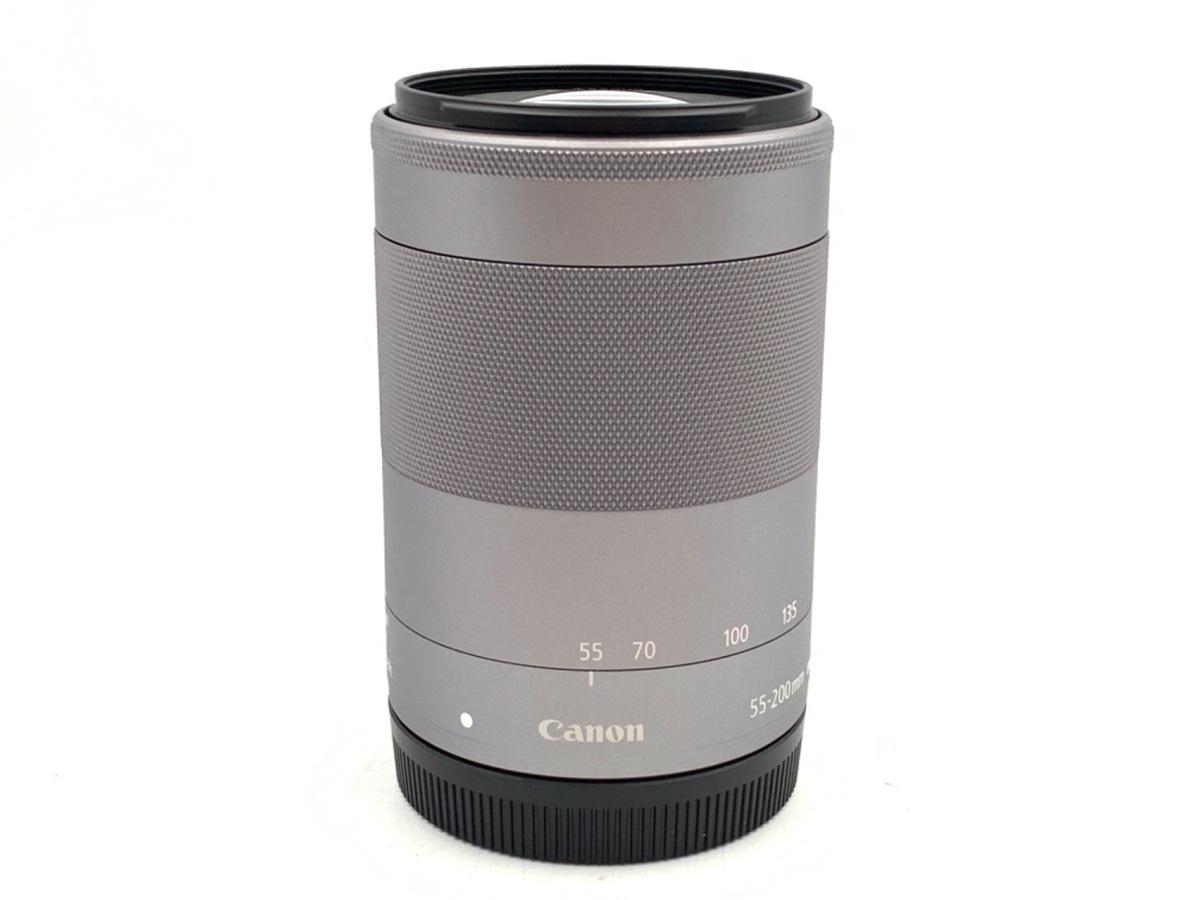 【中古】キヤノン EF-M55-200mm F4.5-6.3 IS STM シルバー