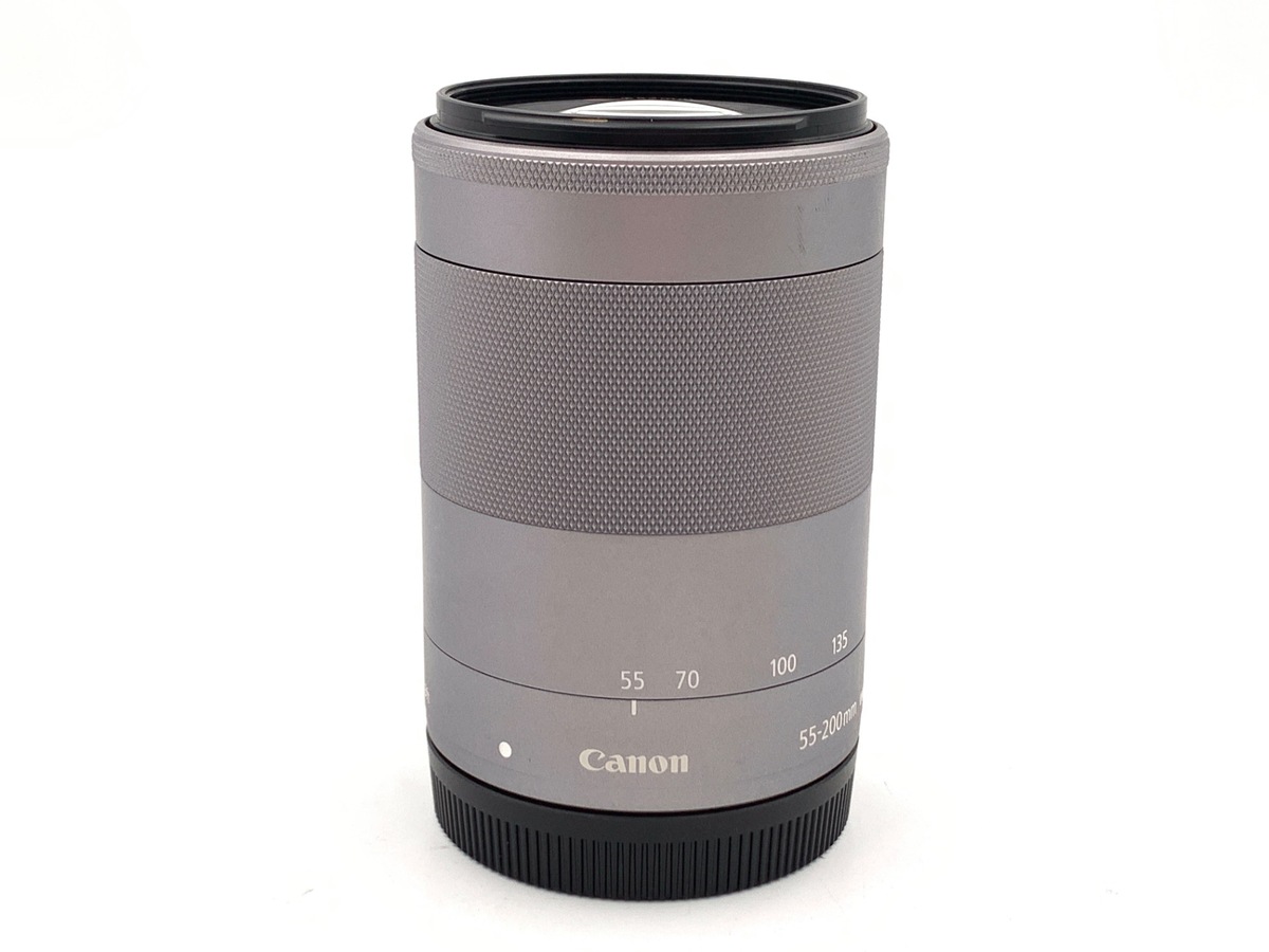 【中古】キヤノン EF-M55-200mm F4.5-6.3 IS STM シルバー
