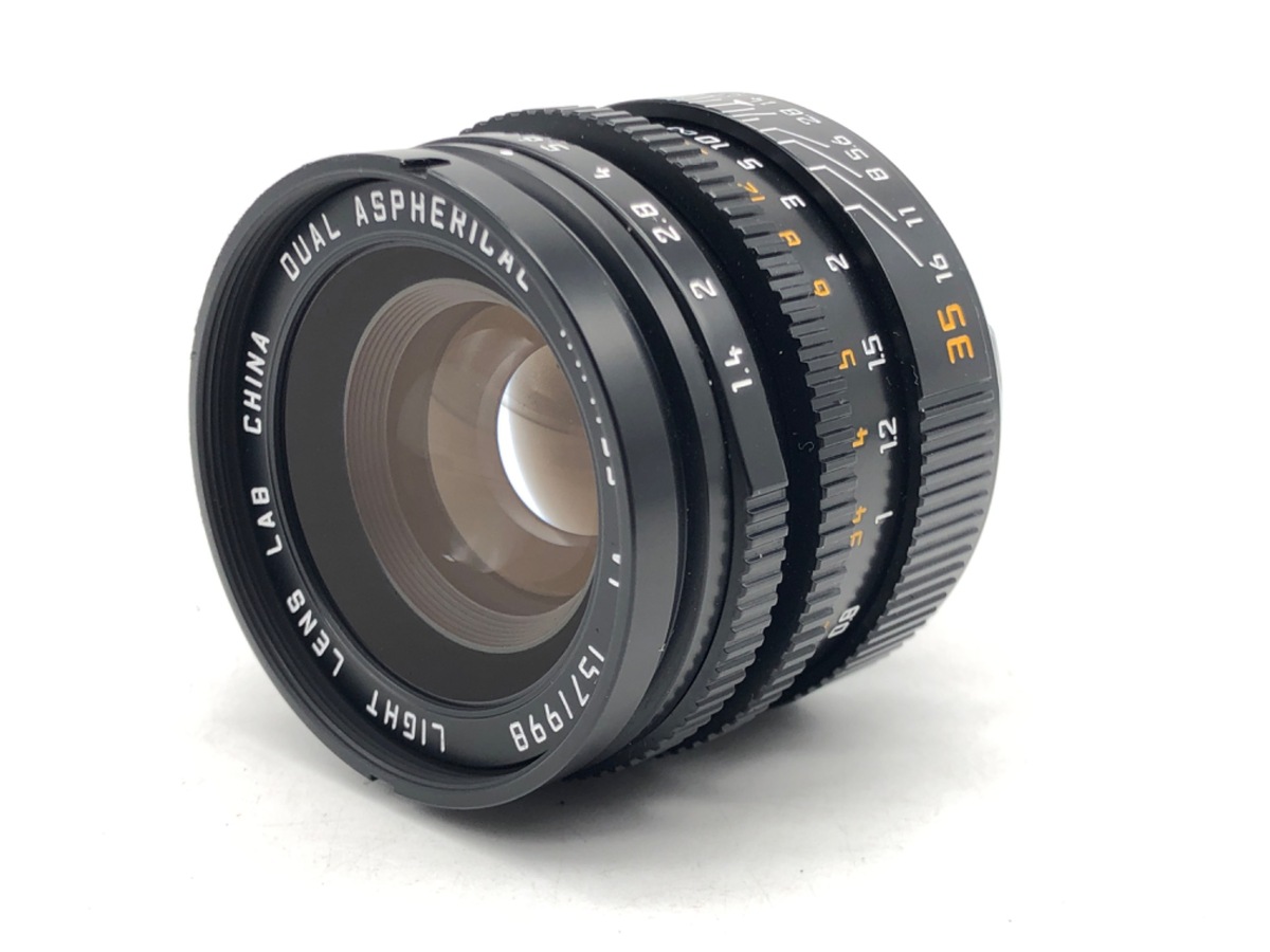【中古】LIGHT LENS LAB M 35mm f/1.4 Aspherical 11873 ブラックアルマイト