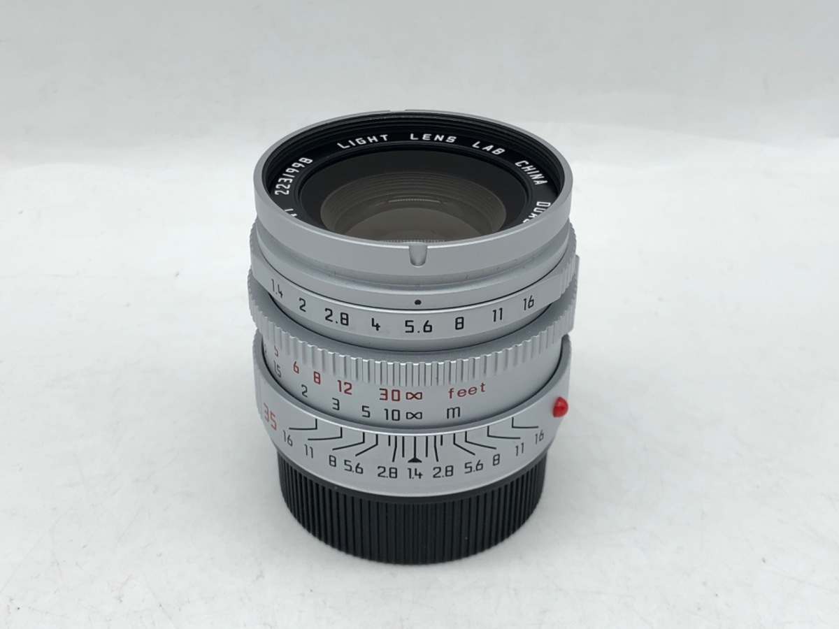 【中古】LIGHT LENS LAB M 35mm f/1.4 Aspherical 11873 シルバー