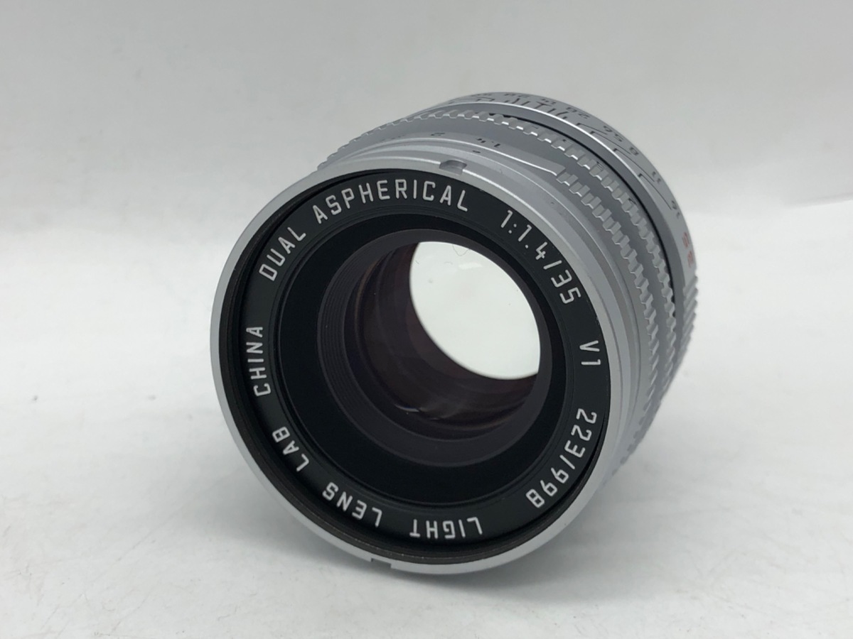 【中古】LIGHT LENS LAB M 35mm f/1.4 Aspherical 11873 シルバー