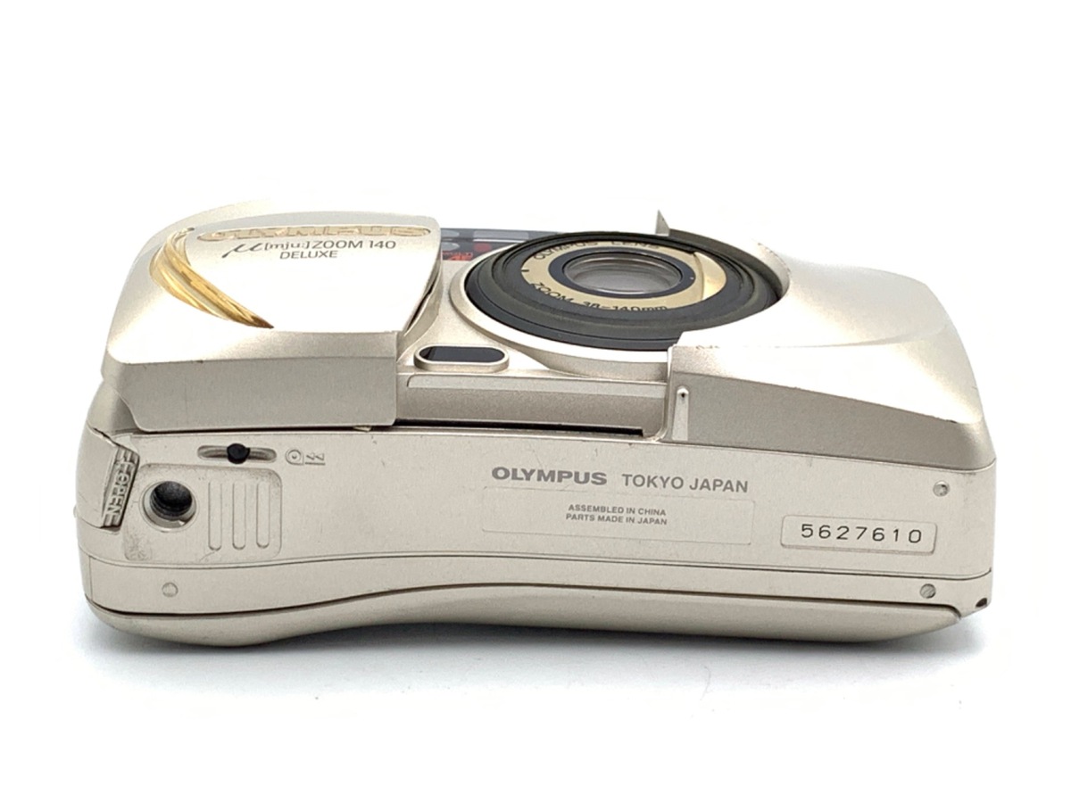 【訳あり】オリンパス μ[mju:]ZOOM 140 DELUXE ミニ三脚付き 完動品 OLYMPUS μ【mju:】ZOOM 140 DELUXE