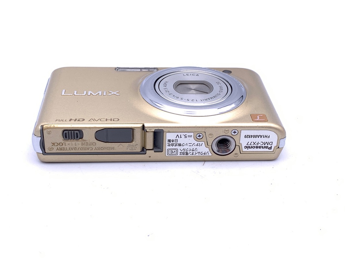 【中古】パナソニック LUMIX DMC-FX77 レオパードゴールド