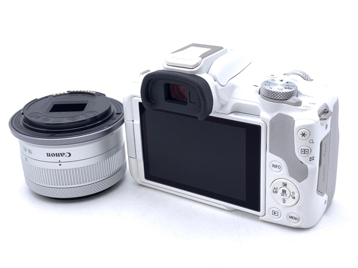 【中古】Canon デジタルカメラEOS R50 RF-S18-45mmはSTMキット(ホワイト) 中古】キヤノン EOS R50 RF-S18-45 IS STMレンズキット ホワイト