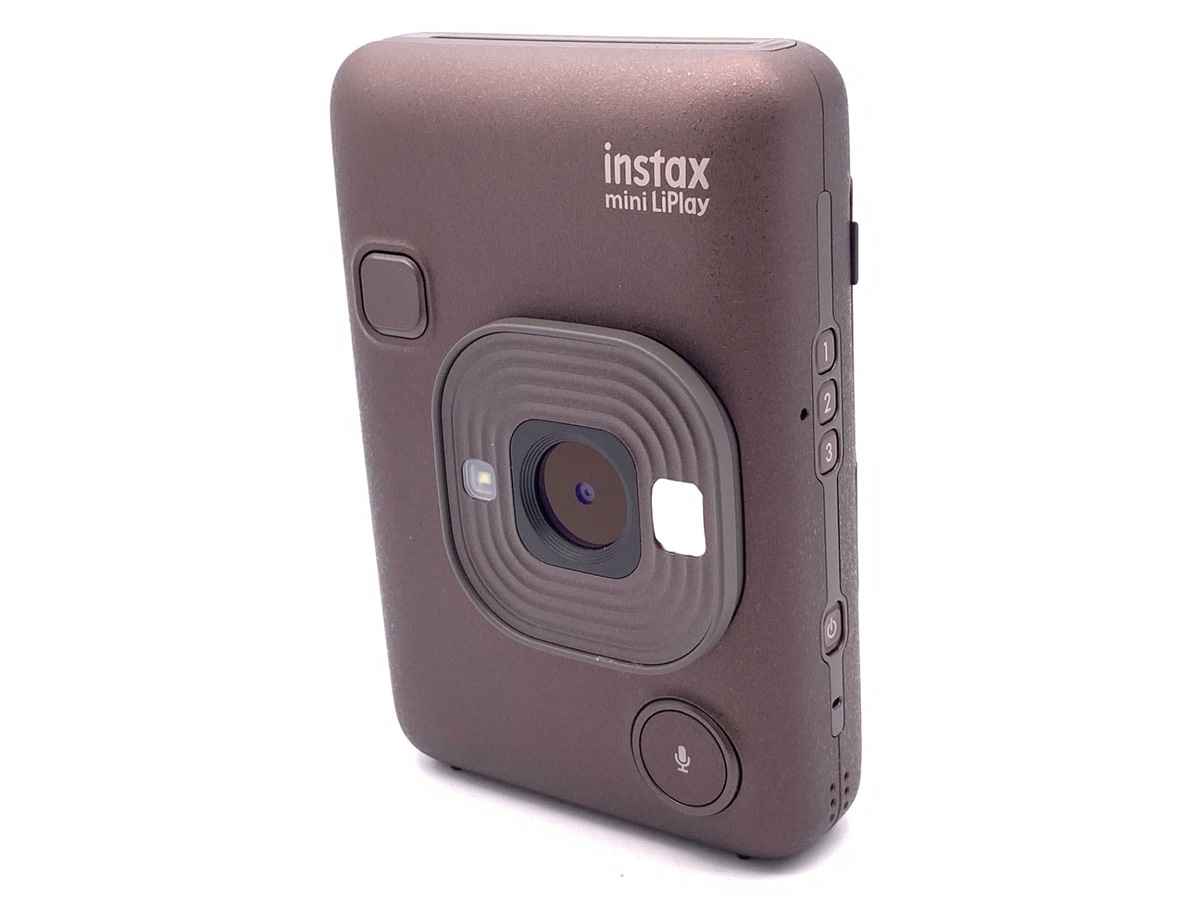【中古】フジフイルム ハイブリッド インスタントカメラ instax mini LiPlay DEEP BRONZE