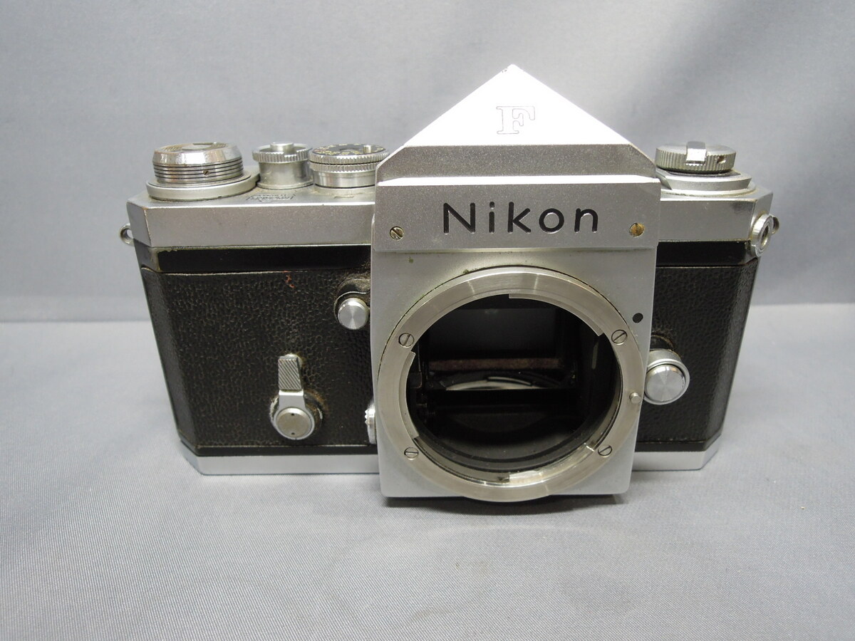 モルト交換＆メンテ済 NIKON F 前期 アイレベル ボディ シルバー モルト交換＆メンテ済 NIKON F 前期 アイレベル ボディ シルバー