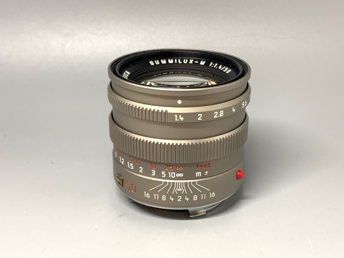 【中古】ライカ ズミルックスM 50mm F1.4 E46 チタン