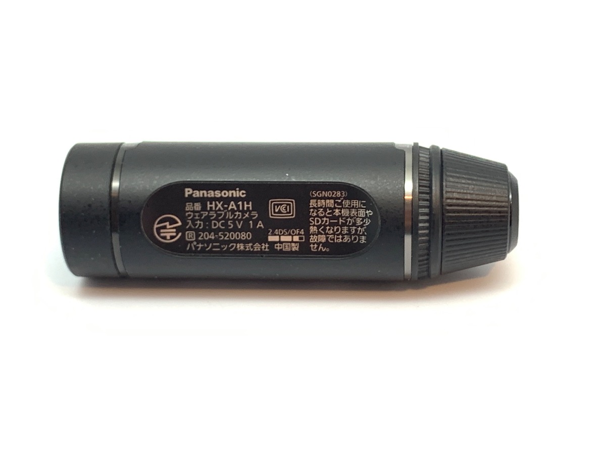 【中古】パナソニック ウェアラブルカメラ HX-A1H-K ブラック