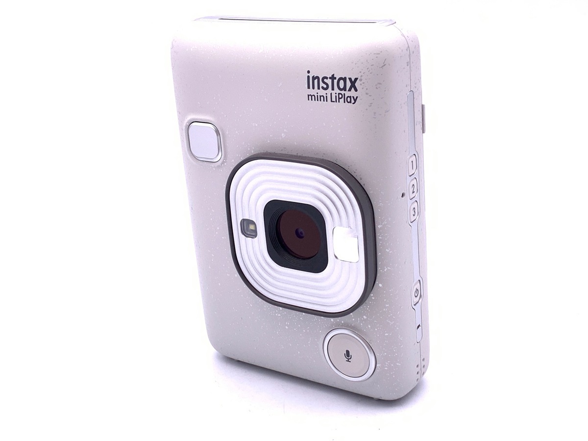 【中古】フジフイルム ハイブリッド インスタントカメラ instax mini LiPlay ストーンホワイト