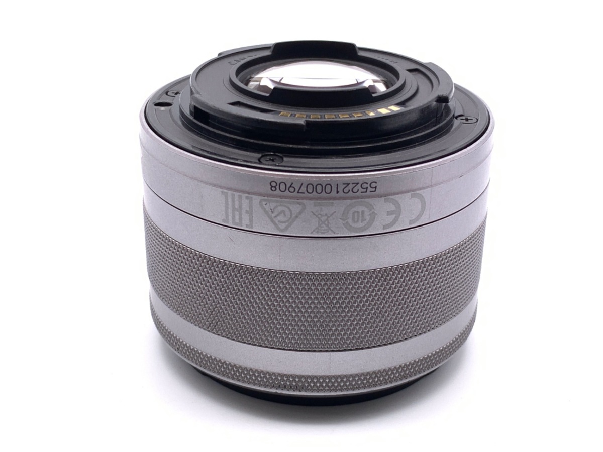 【中古】キヤノン EF-M15-45mm F3.5-6.3 IS STM シルバー