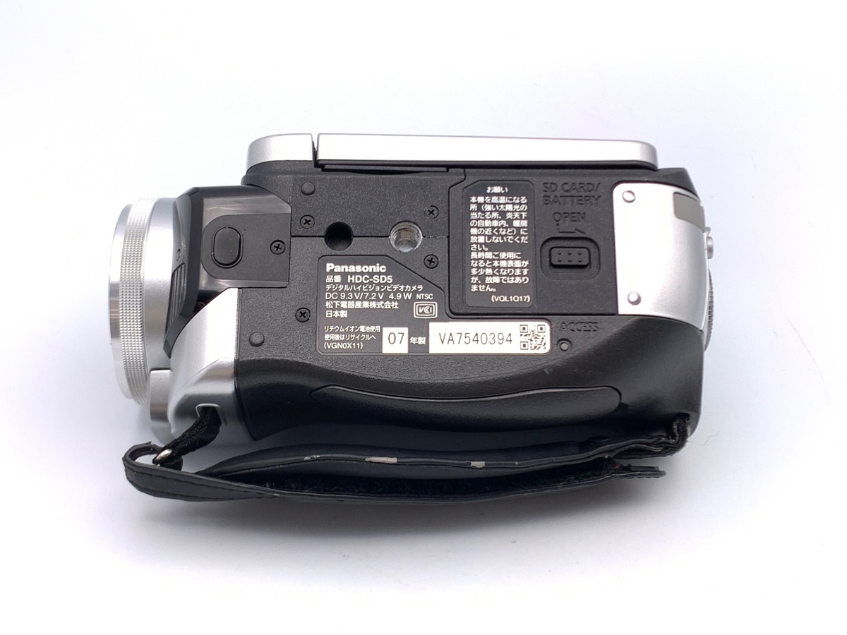 【中古】パナソニック HDC-SD5 SDカードハイビジョン
