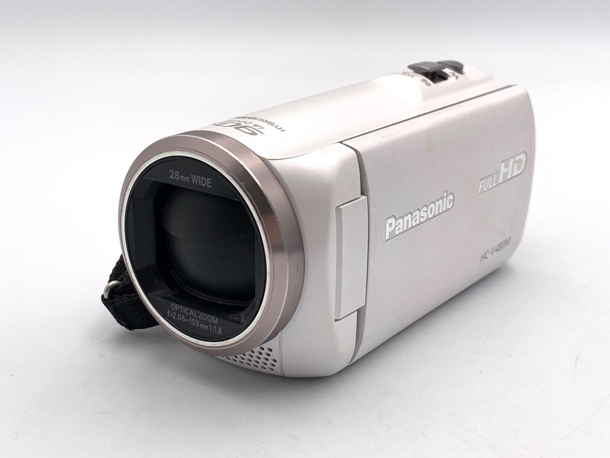 【中古】パナソニック HC-V480M-W ホワイト