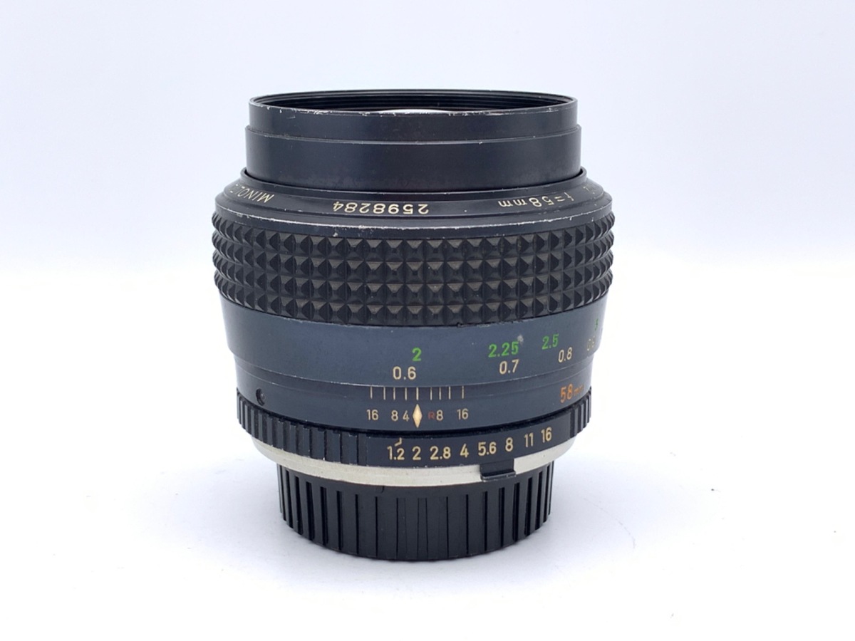 【中古】ミノルタ New MC 58mm F1.2