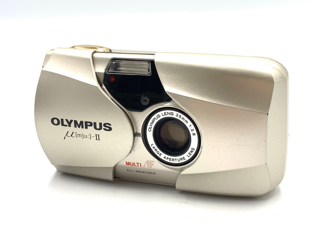 中古】オリンパス（OLYMPUS） ミューII シャンパンゴールド｜｜カメラ