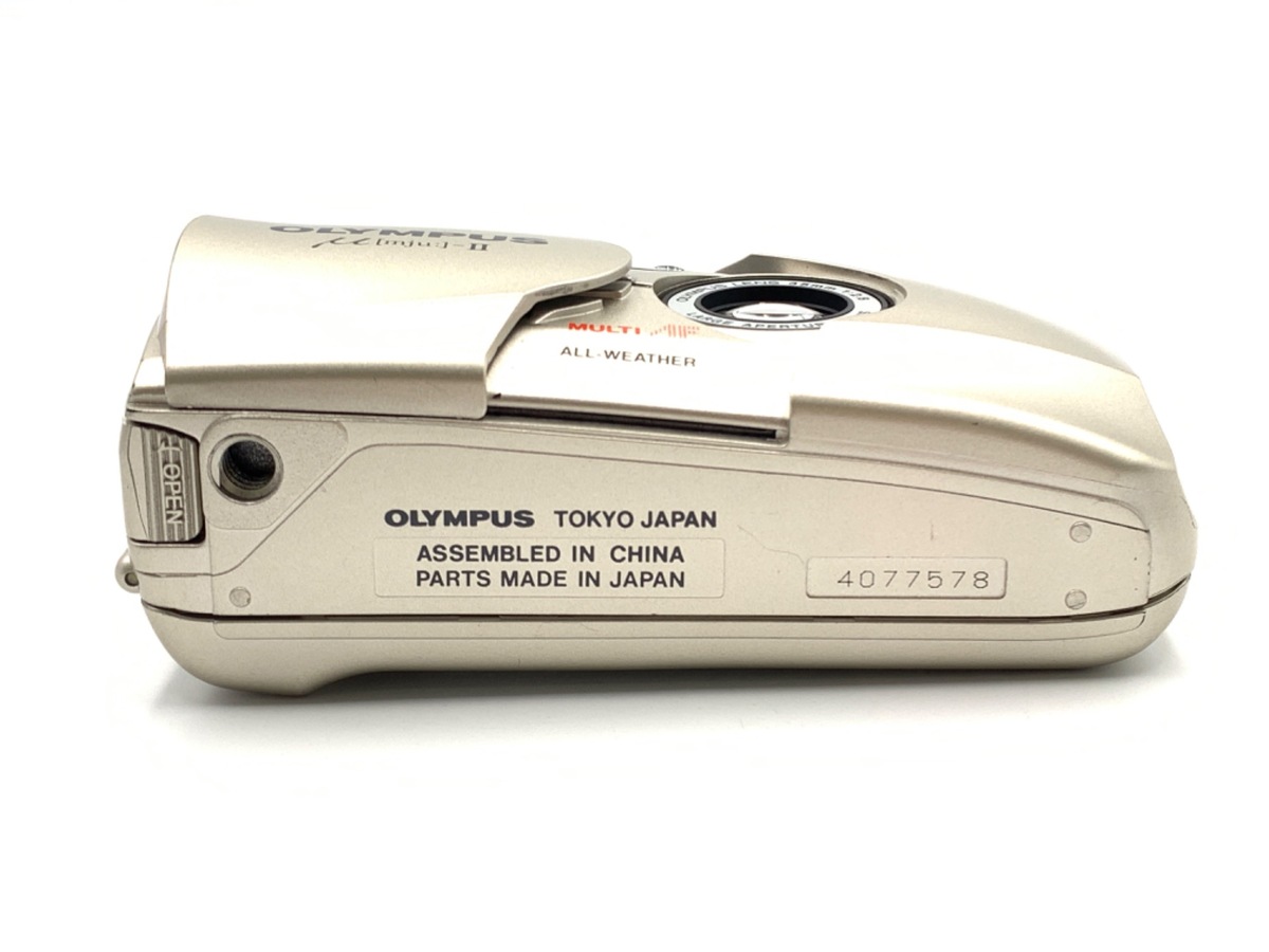中古】オリンパス（OLYMPUS） ミューII シャンパンゴールド｜｜カメラ