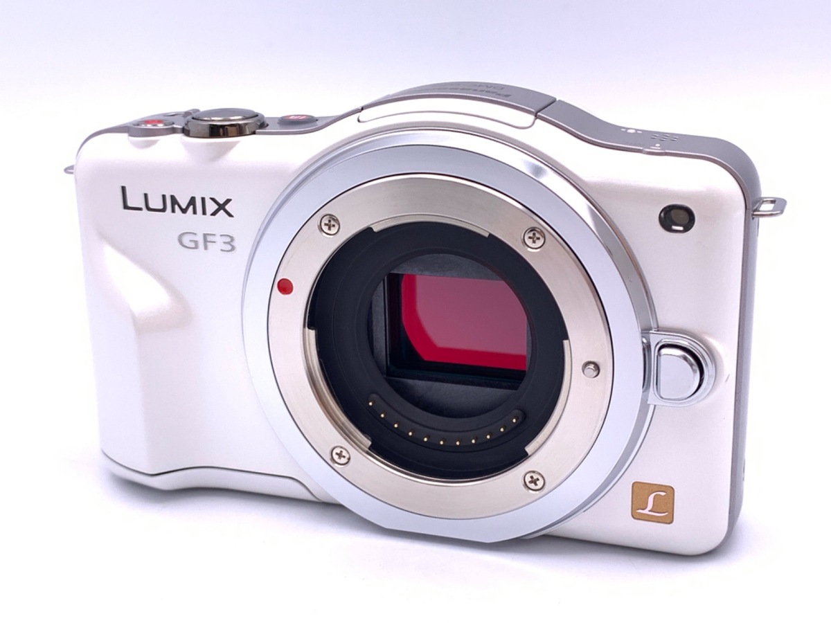 【中古】パナソニック LUMIX DMC-GF3-W ボディ シェルホワイト