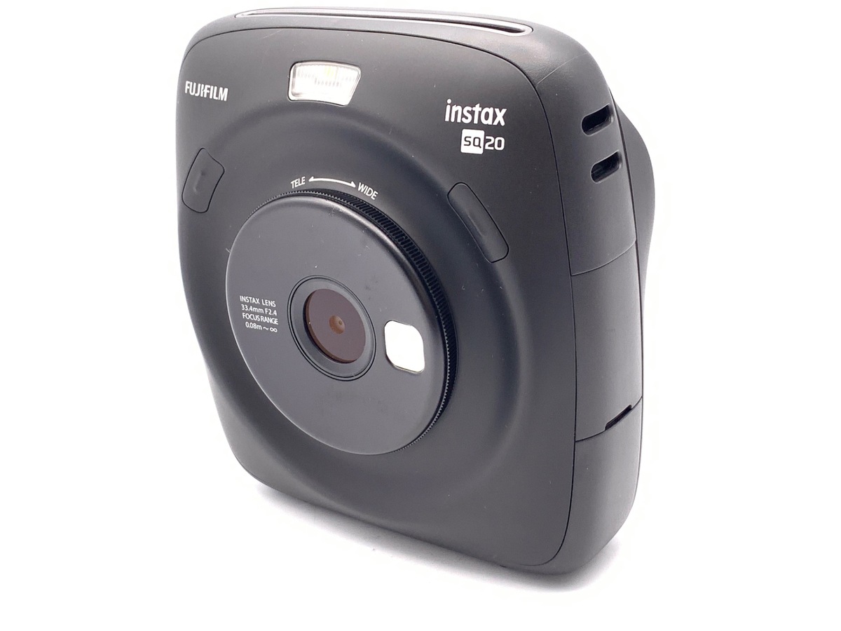 【中古】フジフイルム インスタントカメラ instax SQUARE SQ 20 「チェキ」マットブラック