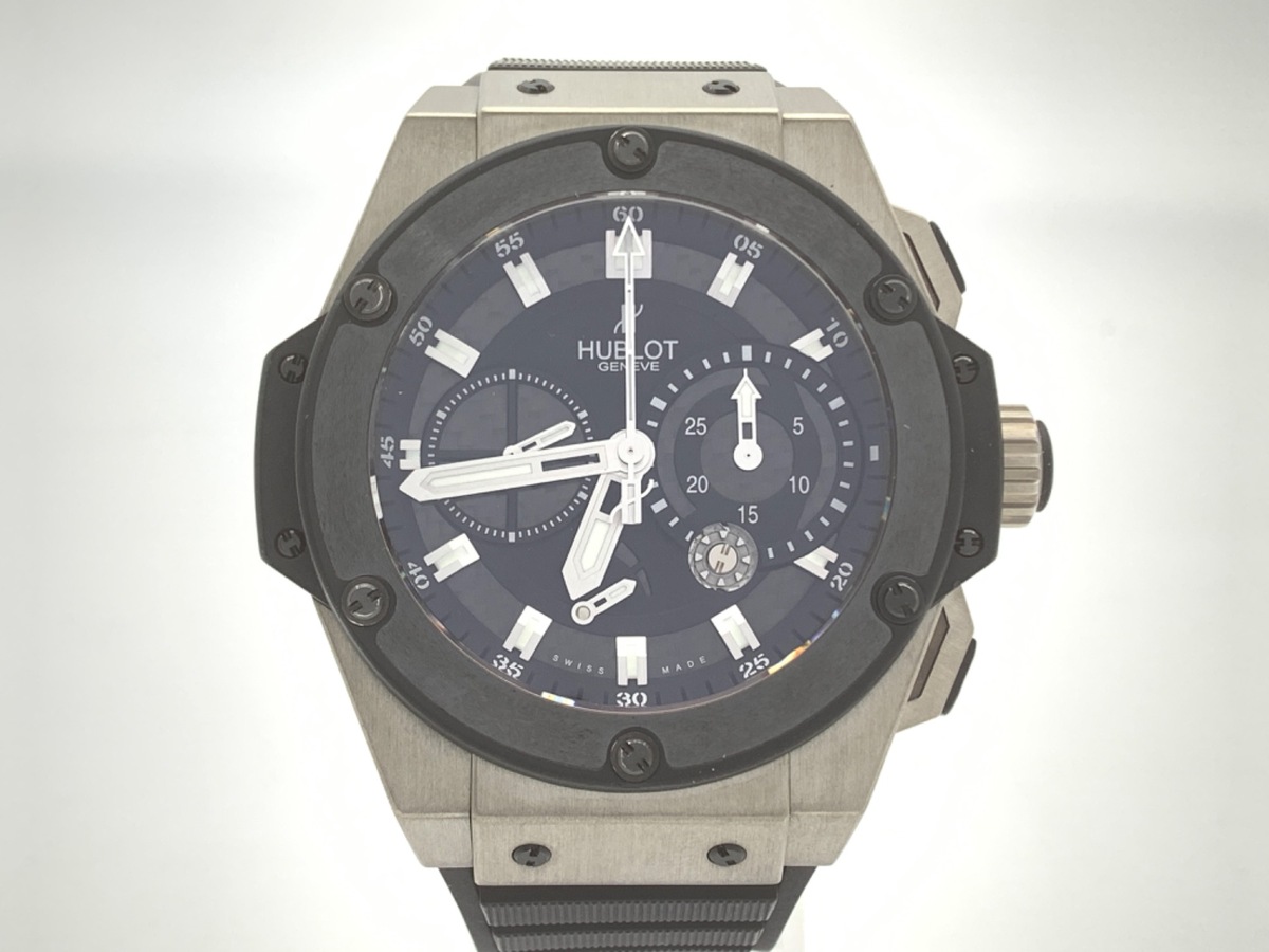 中古：AB(良品)】ウブロ キングパワー ブラック 709.ZM.1770.RX
