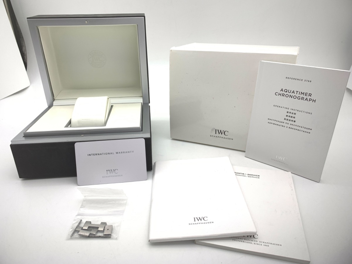 IWC アクアタイマー ブラック IW376804 ステンレススティール
