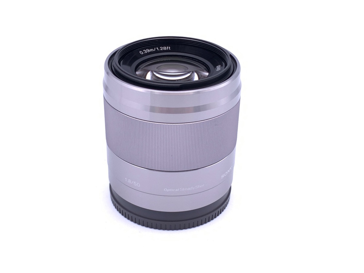 中古：A(美品)】ソニー E 50mm F1.8 OSS [SEL50F18S] シルバー 